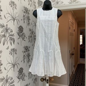 Derek Lam white sleeveless dress